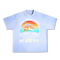 Grape Ice she swallows every time i bring my rod t  shirt she swallows every tim Urban Heavy Tee - linhVisuals