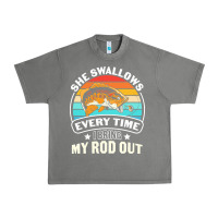She Swallows Every Time I Bring My Rod T  Shirt She Swallows Every Tim Urban Heavy Tee | Teevron
