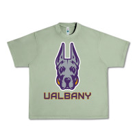 Oil Green Ualbany Great Danes Urban Heavy Tee - linhVisuals