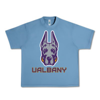 Pebble Blue Ualbany Great Danes Urban Heavy Tee - linhVisuals