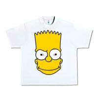 White kartun bart simpson mask Urban Heavy Tee - linhVisuals