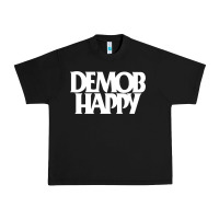 Black demob happy 1 Urban Heavy Tee - linhVisuals