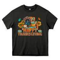 Asphalt happy thanksgiving with truck bbs Heavy Core Tee - BundleAndBundleShop