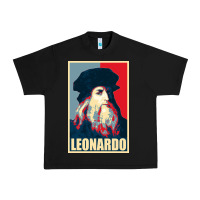 Black leonardo Urban Heavy Tee - linhVisuals