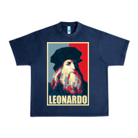 Navy leonardo Urban Heavy Tee - linhVisuals