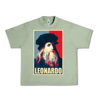 Oil Green leonardo Urban Heavy Tee - linhVisuals