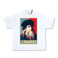 White leonardo Urban Heavy Tee - linhVisuals