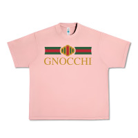 Salmon Gnocchi Classic Fashion Parody Pasta Noodles Italian Urban Heavy Tee - linhVisuals