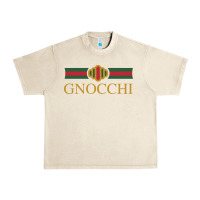 Sandshell Gnocchi Classic Fashion Parody Pasta Noodles Italian Urban Heavy Tee - linhVisuals