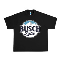Black BUSCH LATTE COOL Urban Heavy Tee - linhVisuals