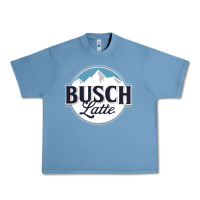 Pebble Blue BUSCH LATTE COOL Urban Heavy Tee - linhVisuals