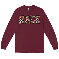Burgundy race Long Sleeve Tee - Artiststas