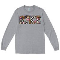 Heather Grey race Long Sleeve Tee - Artiststas