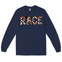 Navy race Long Sleeve Tee - Artiststas
