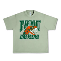 Oil Green FAMU RATTLERS Urban Heavy Tee - linhVisuals