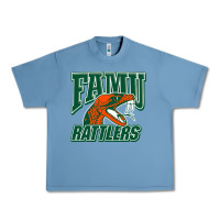Pebble Blue FAMU RATTLERS Urban Heavy Tee - linhVisuals