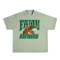 Oil Green FAMU RATTLERS Urban Heavy Tee - linhVisuals