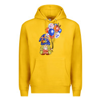 Lemon patriotic gnome balloon Premium Hoodie - BarkalooDesign