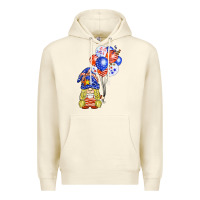 Sandshell patriotic gnome balloon Premium Hoodie - BarkalooDesign