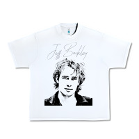 White jeff buckley 90s style fan art Urban Heavy Tee - linhVisuals