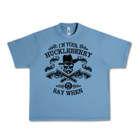 Pebble Blue im your huckleberry Urban Heavy Tee - linhVisuals