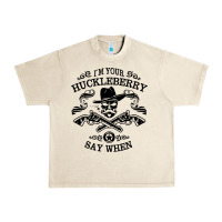 Sandshell im your huckleberry Urban Heavy Tee - linhVisuals