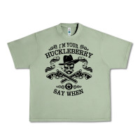 Oil Green im your huckleberry Urban Heavy Tee - linhVisuals
