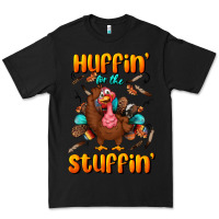 Black huffin' for the stuffin' Premium Tee - BundleAndBundleShop