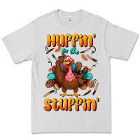 Dove Grey huffin' for the stuffin' Premium Tee - BundleAndBundleShop