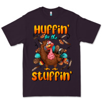 Plum huffin' for the stuffin' Premium Tee - BundleAndBundleShop