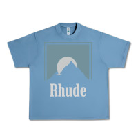 Pebble Blue Rhude Adventure Urban Heavy Tee - linhVisuals