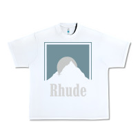 White Rhude Adventure Urban Heavy Tee - linhVisuals