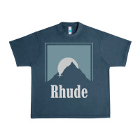 Midnight Navy Rhude Adventure Urban Heavy Tee - linhVisuals