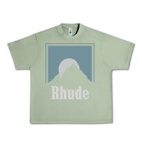 Oil Green Rhude Adventure Urban Heavy Tee - linhVisuals