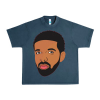 Midnight Navy drak Urban Heavy Tee - linhVisuals