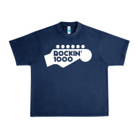 Navy rockin 1000 musician Urban Heavy Tee - linhVisuals