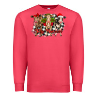Cardinal feliz navidad heifers front view Premium Sweatshirt - RanaPortraitStore