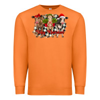 Carrot feliz navidad heifers front view Premium Sweatshirt - RanaPortraitStore