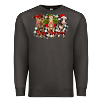 Smoke feliz navidad heifers front view Premium Sweatshirt - RanaPortraitStore
