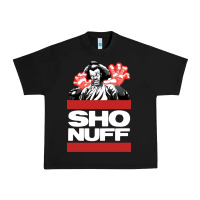 Black sho nuff old school Urban Heavy Tee - linhVisuals