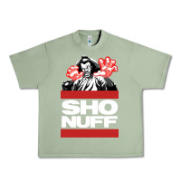 Oil Green sho nuff old school Urban Heavy Tee - linhVisuals
