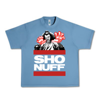 Pebble Blue sho nuff old school Urban Heavy Tee - linhVisuals
