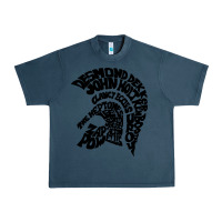 Midnight Navy trojan artist Urban Heavy Tee - linhVisuals