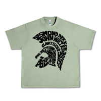 Oil Green trojan artist Urban Heavy Tee - linhVisuals