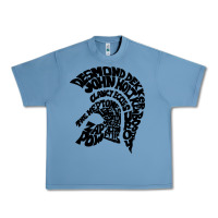 Pebble Blue trojan artist Urban Heavy Tee - linhVisuals