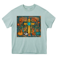 Arona fall cross tumbler Heavy Core Tee - RanaPortraitStore