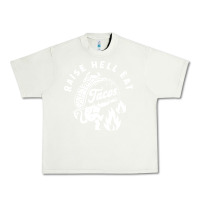 Pistachio Raise Hell Eat white Urban Heavy Tee - linhVisuals