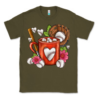 Army Green Baseball Coffee cup Classic Tee - FaDigitalArtStudio