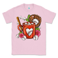 Bubblegum Pink Baseball Coffee cup Classic Tee - FaDigitalArtStudio