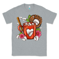 Heather Grey Baseball Coffee cup Classic Tee - FaDigitalArtStudio